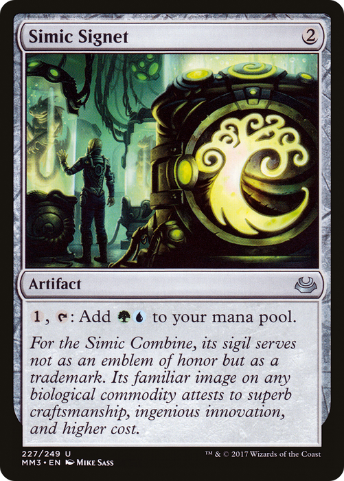 Simic Signet (MM3-227) - uncommon - Foil