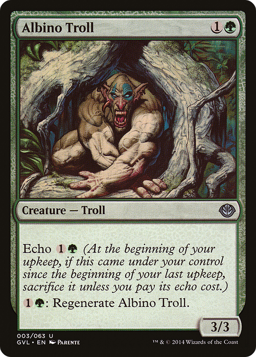 Albino Troll (DD3-003) - uncommon
