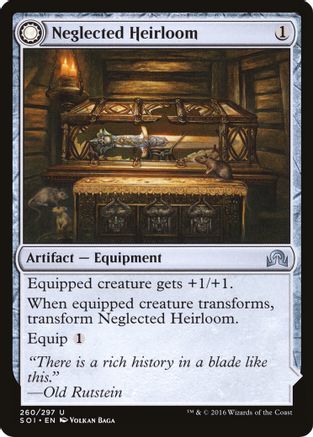 Neglected Heirloom // Ashmouth Blade (SOI-260) - uncommon: (Double Faced Transform)