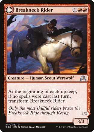 Breakneck Rider // Neck Breaker (SOI-147) - uncommon: (Double Faced Transform)