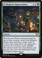 Ecological Appreciation (STX-128) - mythic - Foil