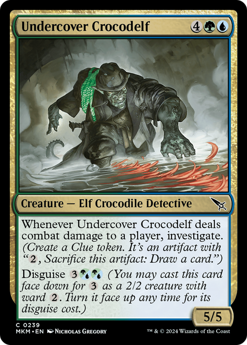 Undercover Crocodelf (MKM-239†) - common - Foil