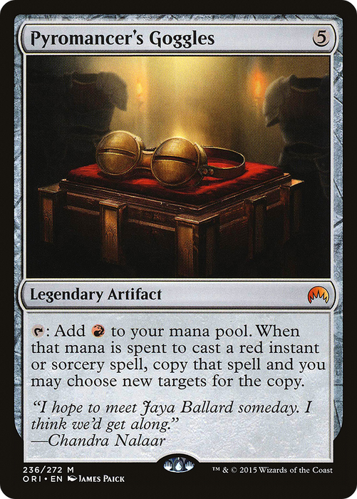 Pyromancer's Goggles (ORI-236) - mythic - Foil
