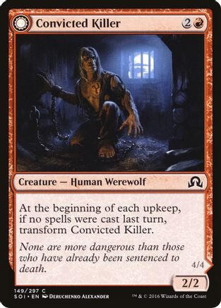 Convicted Killer // Branded Howler (SOI-149) - common: (Double Faced Transform)