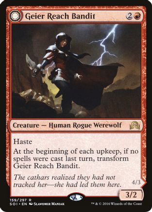 Geier Reach Bandit // Vildin-Pack Alpha (SOI-159) - rare: (Double Faced Transform) - Foil