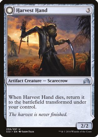 Harvest Hand // Scrounged Scythe (SOI-256) - uncommon: (Double Faced Transform) - Foil
