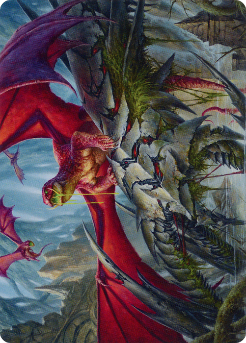Hoarding Broodlord // Hoarding Broodlord (AMOM-023) - common (Borderless) - Foil