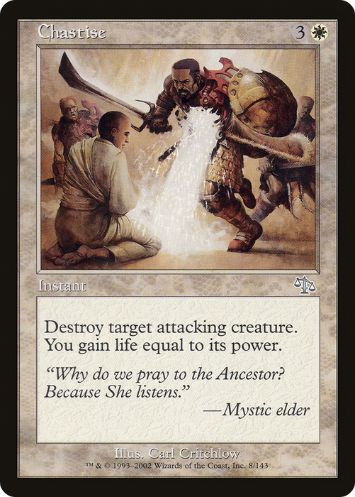 Chastise (JUD-008) - uncommon - Foil