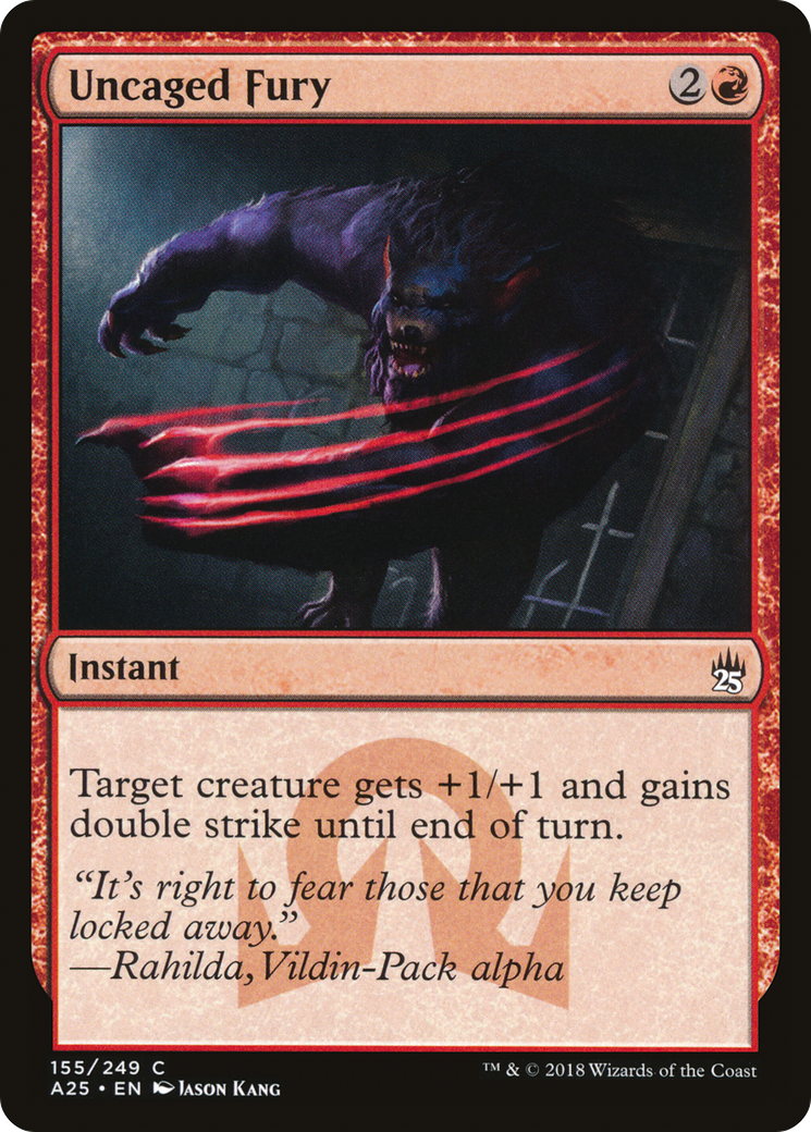 Uncaged Fury (A25-155) - common