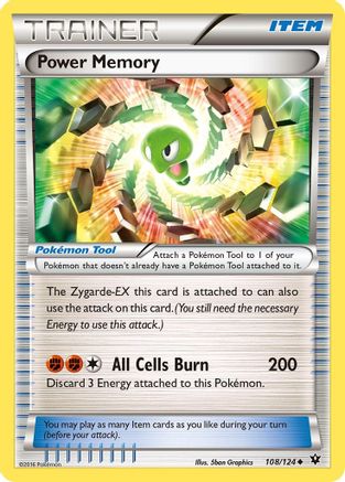 Power Memory (108) - XFC  - Uncommon - Reverse Holofoil