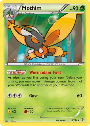 Mothim (004) - XFC  - Rare
