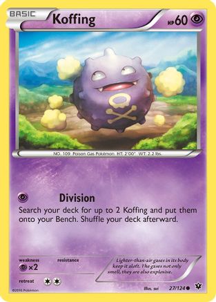 Koffing (027/124) - XFC  - Common