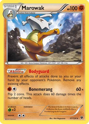 Marowak (037/124) - XFC  - Rare