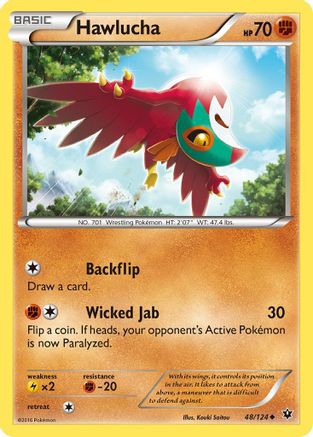 Hawlucha (048) - XFC  - Uncommon - Reverse Holofoil