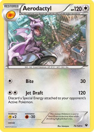 Aerodactyl (076/124) - XFC  - Rare