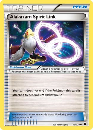 Alakazam Spirit Link (090/124) - XFC  - Uncommon