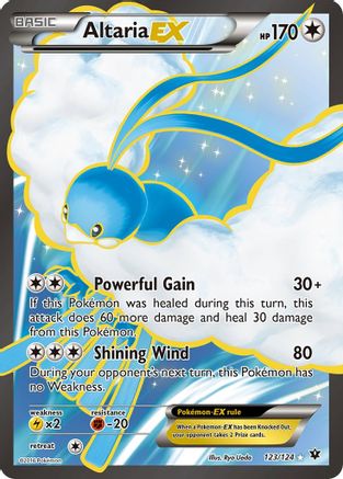 Altaria EX (Full Art) (123/124) - XFC  - Ultra Rare - Holofoil