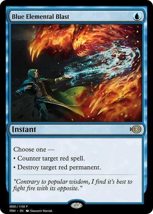Blue Elemental Blast (PRM-70922) - rare