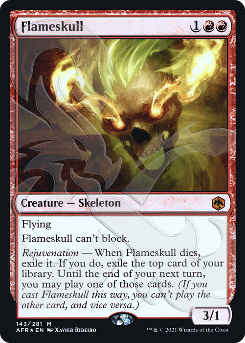 Flameskull (AFR&-143A) - mythic - Foil
