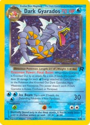 Dark Gyarados (Prerelease) (008/82) - WP  - Promo - Holofoil