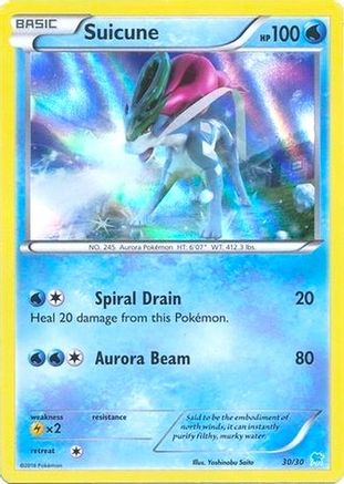 Suicune (30 (030/30) - XTKPLS  - Common - Holofoil