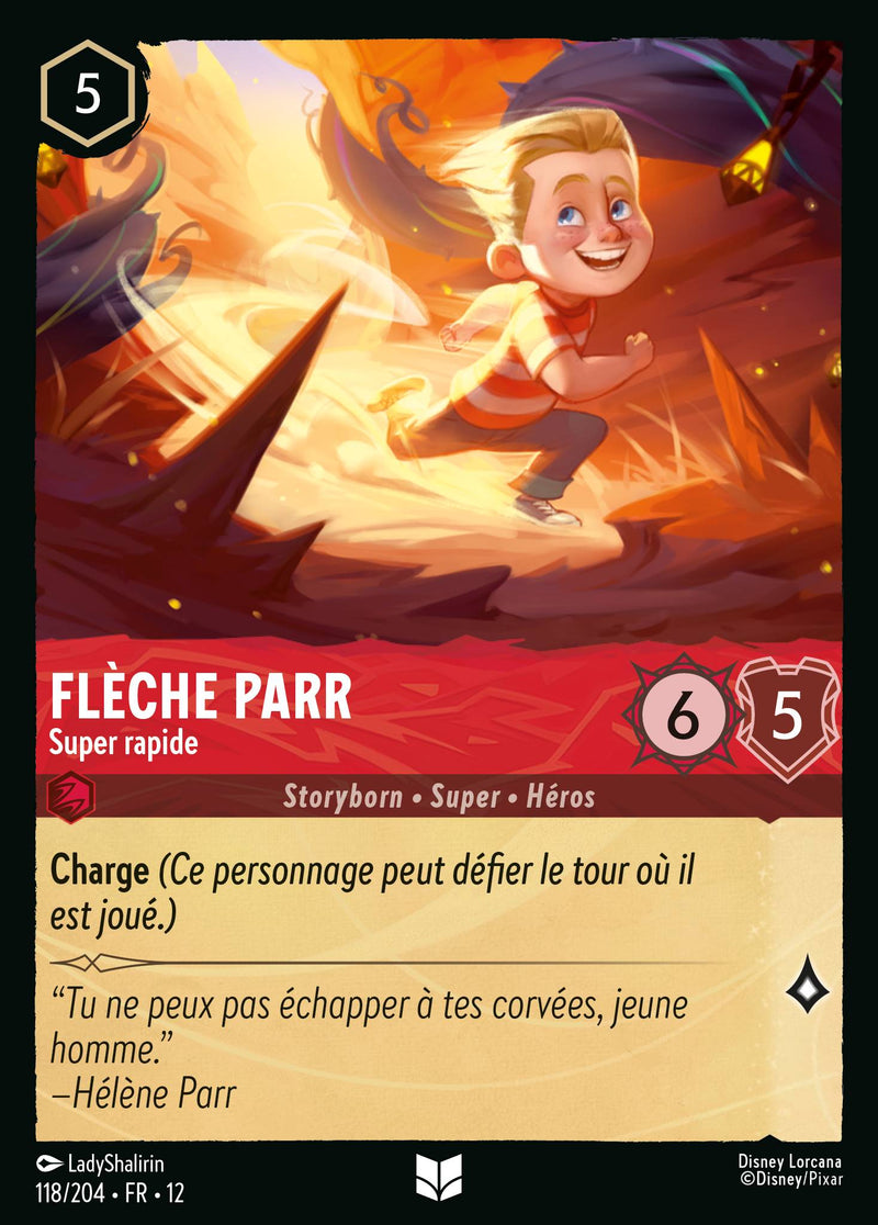 Flèche Parr - Super rapide