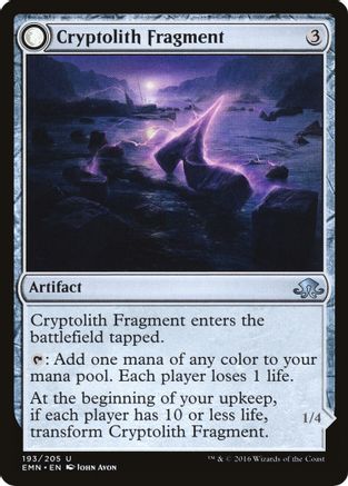 Cryptolith Fragment // Aurora of Emrakul (EMN-193) - uncommon: (mooneldrazidfc) - Foil