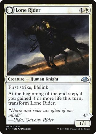 Lone Rider // It That Rides as One (EMN-033) - uncommon: (mooneldrazidfc)