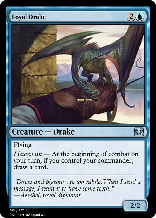 Loyal Drake (PZ2-70757) - uncommon - Foil