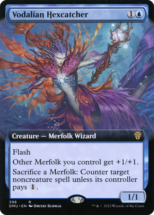 Vodalian Hexcatcher (DMU-398) - rare: (Extended Art) - Foil