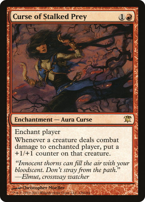 Curse of Stalked Prey (ISD-136) - rare - Foil