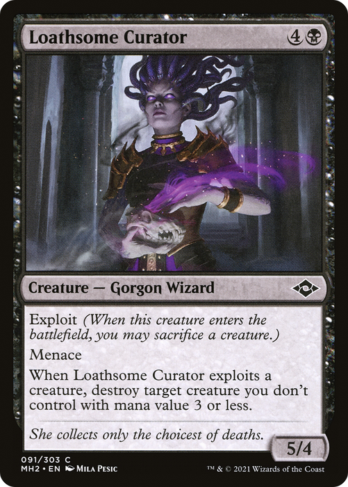 Loathsome Curator (MH2-091) - common - Foil
