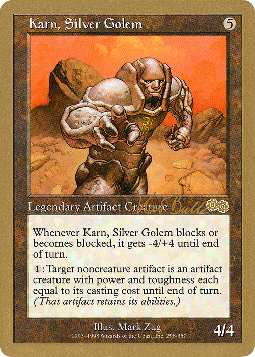 Karn, Silver Golem (WCD-KB298) - rare
