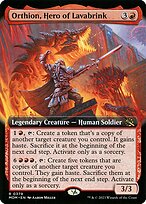 Orthion, Hero of Lavabrink (MOM-379) - rare: (Extended Art)