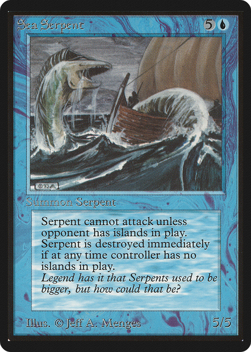 Sea Serpent (LEB-077) - common