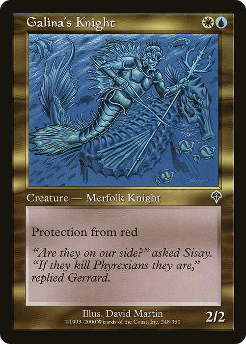 Galina's Knight (INV-248) - common - Foil