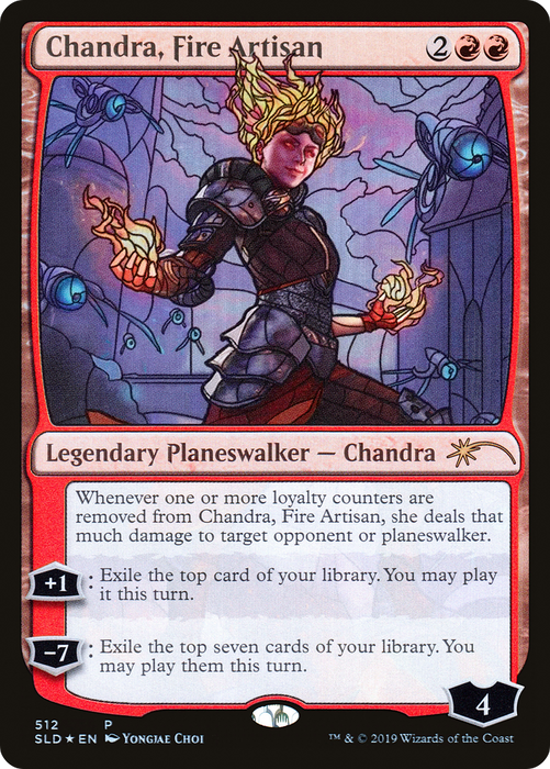 Chandra, Fire Artisan (SLD-512) - rare - Foil