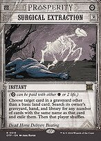 Surgical Extraction (OTP-019) - rare: (Showcase) (Borderless) - Foil
