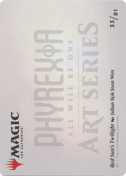 Red Sun's Twilight // Red Sun's Twilight (AONE-033) - common (Borderless)