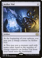 Aether Vial (2X2-298) - rare - Foil