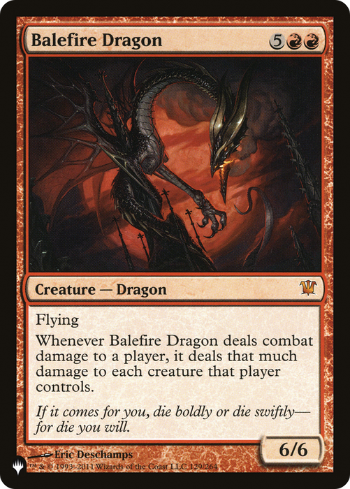 Balefire Dragon (LIST-ISD-129) - mythic
