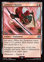 Samurai's Katana (FIN-154) - uncommon - Foil