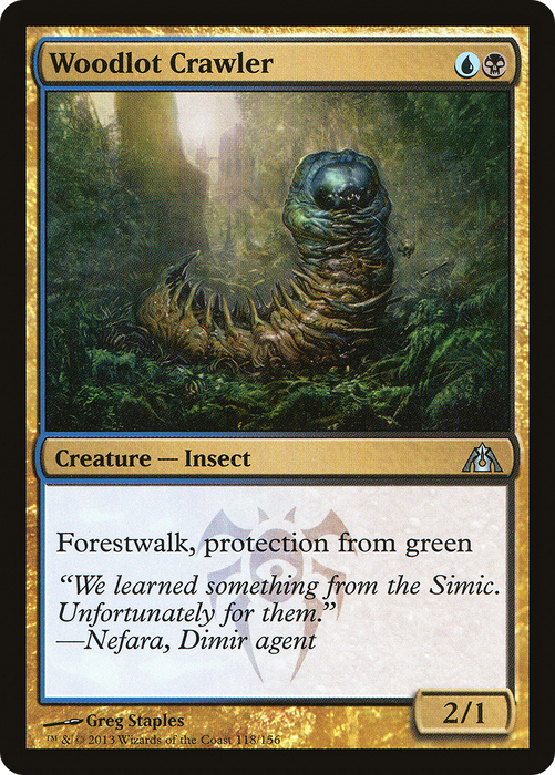 Woodlot Crawler (DGM-118) - uncommon - Foil