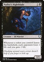 Nadier's Nightblade (CMR-136) - uncommon