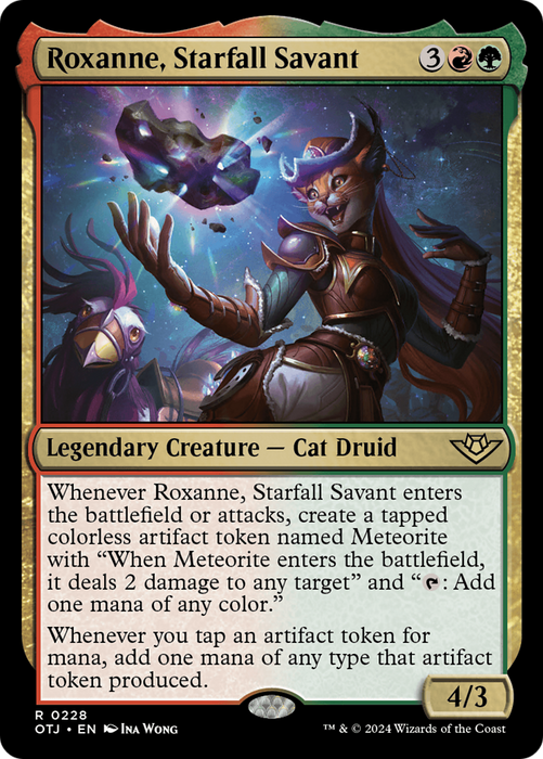 Roxanne, Starfall Savant (OTJ-228) - rare - Foil