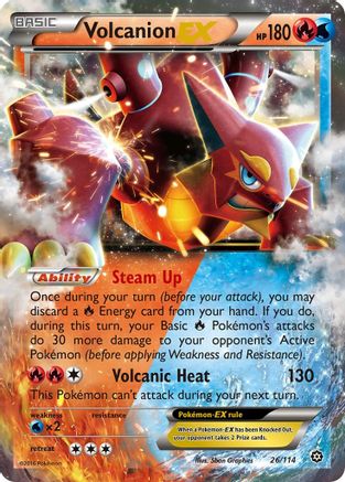 Volcanion EX (026/114) - XSS  - Ultra Rare - Holofoil