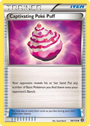 Captivating Poke Puff (099/114) - XSS  - Uncommon - Reverse Holofoil