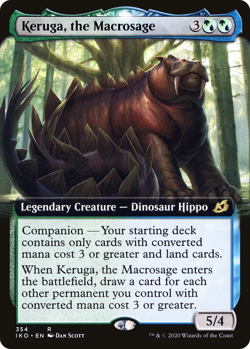 Keruga, the Macrosage (IKO-354) - rare: (companion, Extended Art)