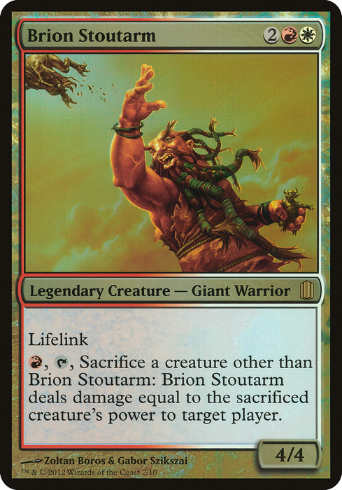 Brion Stoutarm (OVER-002) - rare - Foil