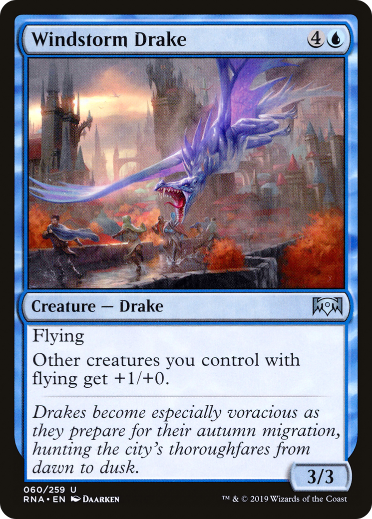 Windstorm Drake (RNA-060) - uncommon - Foil